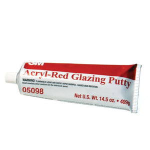 3M™ 05098 Glazing Putty, 14.5 oz Aluminum Tube, Paste