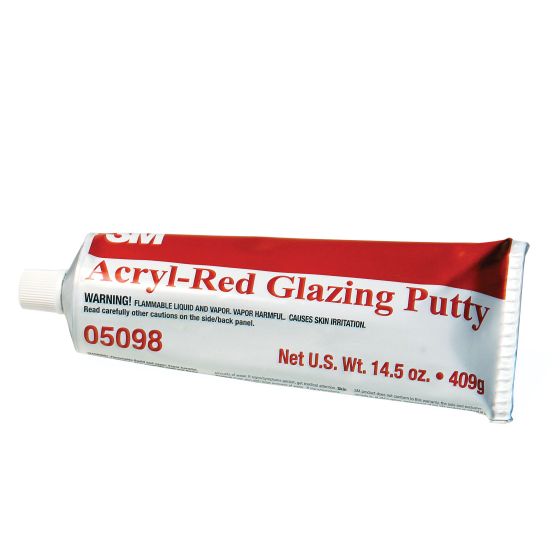 3M™ 05098 Glazing Putty, 14.5 oz Aluminum Tube, Paste