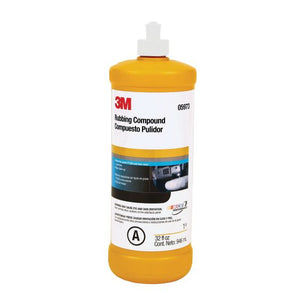 3M™ 05973 Rubbing Compound, 1 qt Bottle, Tan, Liquid, Compound