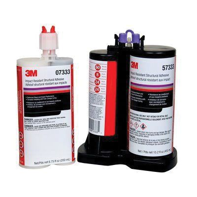 3M™ 07333 Impact Resistance Structural Adhesive, 200 mL Cartridge, Liquid, Silver Grey, 1.138