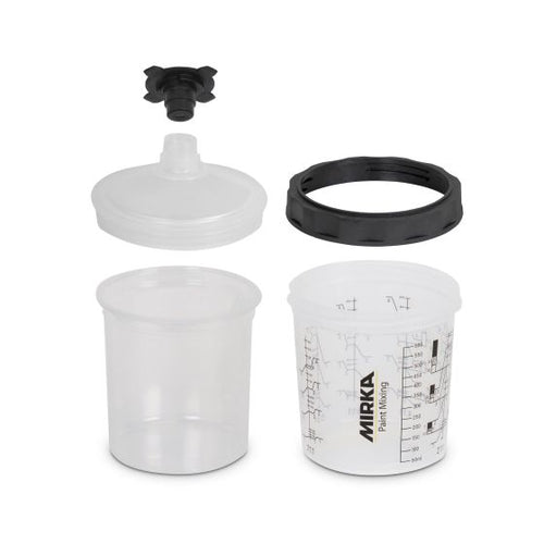 Paint Cup System 400ml, Filter Lid 125µm, 50/Pack