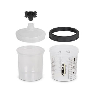 Paint Cup System 400ml, Filter Lid 125µm, 50/Pack