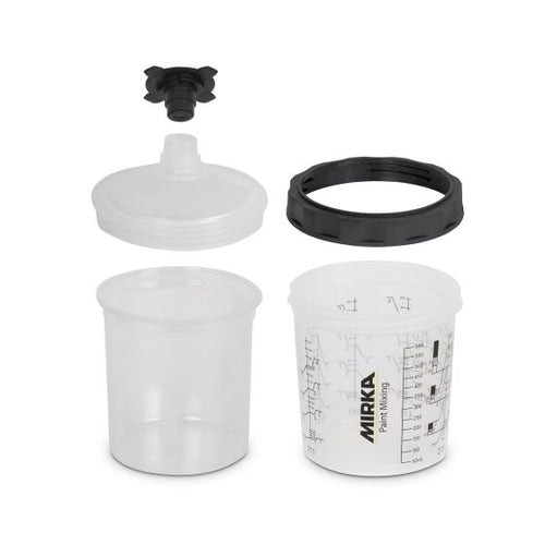 Paint Cup System 400ml, Filter Lid 190µm, 50/Pack