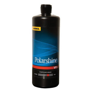 Mirka® Polarshine® FC5-1L Polishing Compound, 1 L Bottle, Gray, Liquid