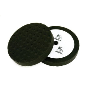 Mirka® MPADBF-8 Polishing Pad, 8 in Dia, Hook and Loop Attachment, Foam Pad, Black