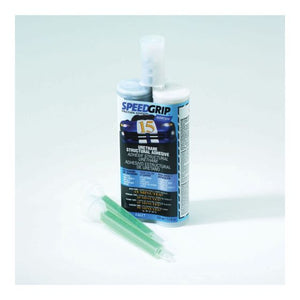 Norton® SPEEDGRIP™ 04617 Structural Adhesive, 220 mL, Liquid, Black, 1.288 at 70 deg F, 20 min Application