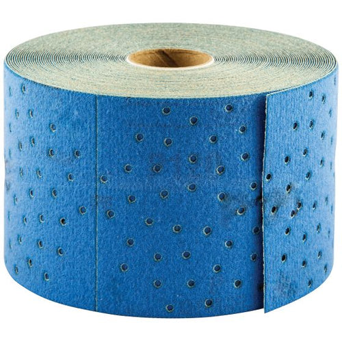 Norton® Dryice® Multi-Air Cyclonic® 06118 A975 Series NorGrip Sheet Roll, 2-3/4 in W x 13 yd L, P180 Grit