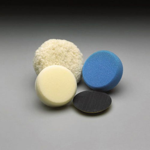 Norton® 43832 Super Cut Pad, 3 in Dia, Hook and Loop Attachment, Wool Pad
