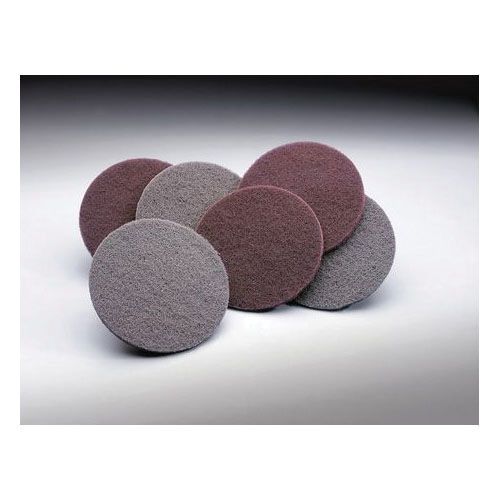 Norton® Bear-Tex® 34770 Thin-Flexible Disc, 320/400 Grit, Very Fine Grade, Maroon
