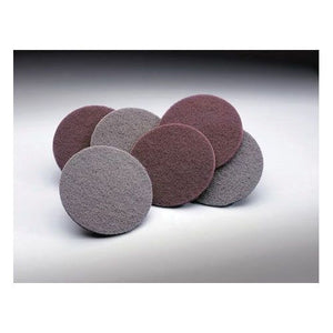 Norton® Bear-Tex® 34770 Thin-Flexible Disc, 320/400 Grit, Very Fine Grade, Maroon