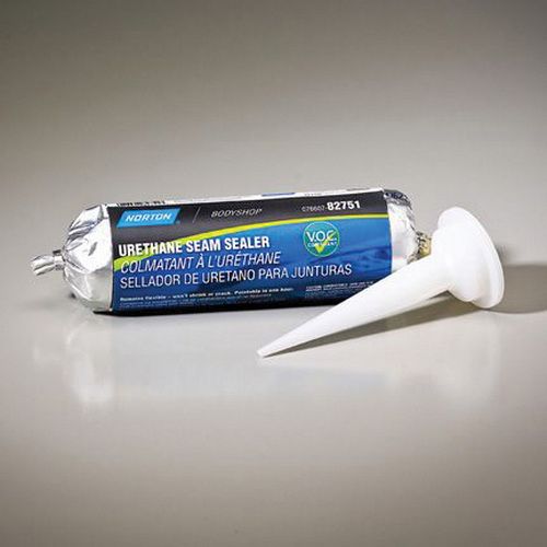 Norton® 82751 Seam Sealer, 10.3 oz Foil Pack, White, Paste, 24 hr Curing