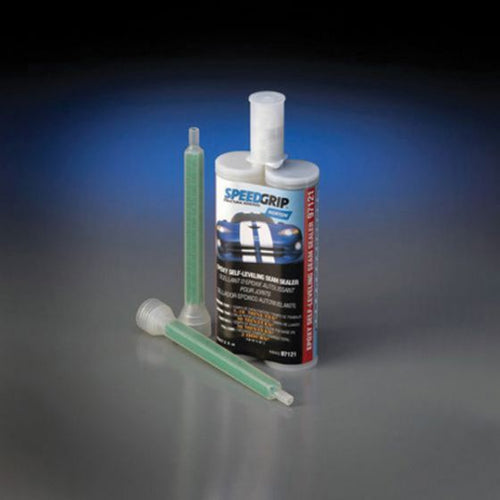 Norton® Speed Grip™ 97121 Self-Leveling Seam Sealer, 220 mL Cartridge, Black, Liquid, 2 hr Curing