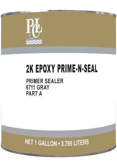 PCL® 6711-1 2K Epoxy Prime-N-Seal, 1 gal Can, Gray, 2:1 Mixing, 575 sq