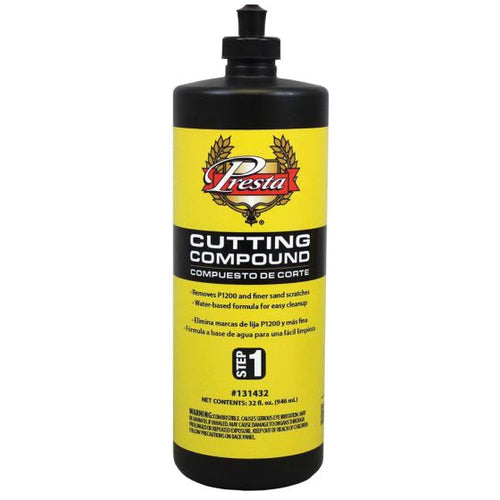 Presta 131432 Cutting Compound, 32 oz Bottle, White