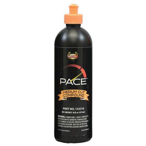 Presta PACE™ 133216 Medium Cut Compound, 16 oz Bottle, Light Orange