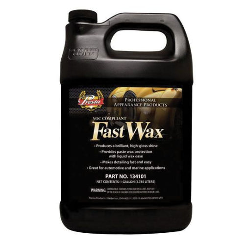 Presta Fast Wax® 134101 Car Wax, 1 gal, Liquid, Blue, Wax