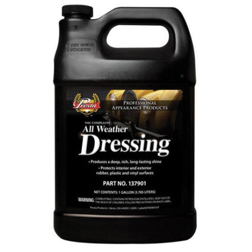 Presta 137901 All Weather Dressing, 1 gal, Can, Blue
