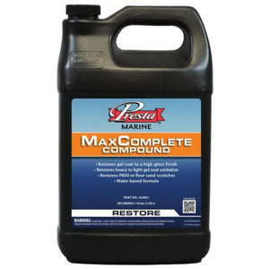 Presta 163001 Max Complete Compound, 1 gal Can, White