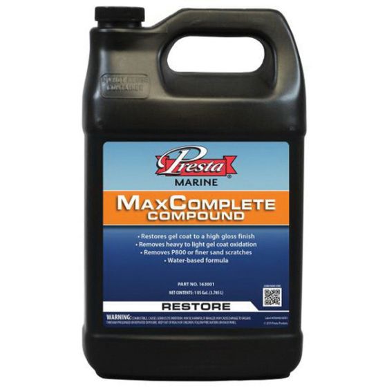 Presta 163001 Max Complete Compound, 1 gal Can, White