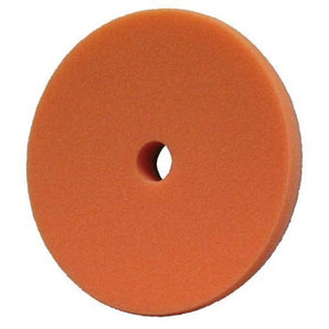 Presta PACE™ 890195 Single Sided Medium Cutting Pad, 6-1/2 in Dia, Hook and Loop Attachment, Foam Pad, Orange
