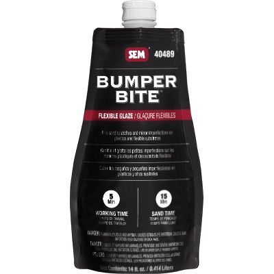 Bumper Bite™ 40489 Flexible Glaze, 14 oz Pouch, Light Blue, Liquid