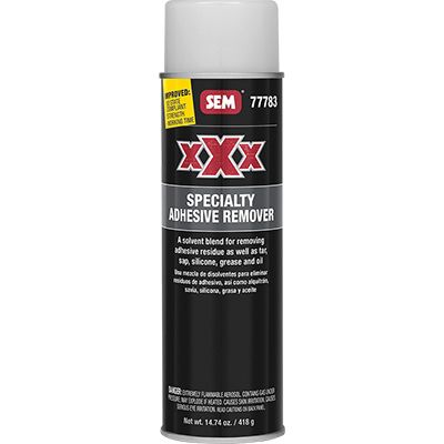 XXX 77783 Universal Adhesive Remover, 20 oz Can, Aerosol, Clear