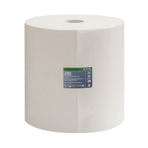 Tork® 530105 Heavy Duty Giant Roll Cleaning Cloth, 15 in Dia x 914.38 ft L x 12.6 in W Roll, 825, Paper, White
