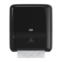 Load image into Gallery viewer, Tork® Matic® 5510282 Dispenser, 8.1 in L x 14.7 in H x 13.2 in W, Plastic, Black