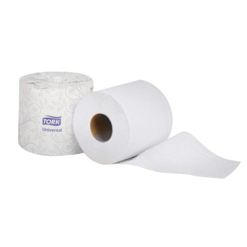 Tork® TM1616 Bath Tissue Roll, 4.35 in Dia x 156-1/4 ft L x 4.38 in W, 500, 2 Plys