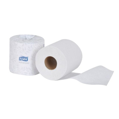 Tork® TM6130S Bath Tissue Roll, 4.35 in Dia x 156-1/4 ft L x 3.96 in W, 500, 2 Plys