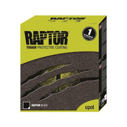 U-POL® RAPTOR® UP0821 National Rule Raptor Kit, Tintable, 3:1 Mixing, 125 sq-ft Coverage, National Rule