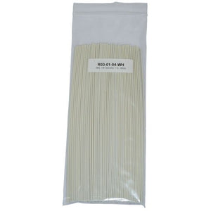 Polyvance R03-01-04-WH Welding Rod, 1/8 in Dia x 12 in L, Round, ABS, White