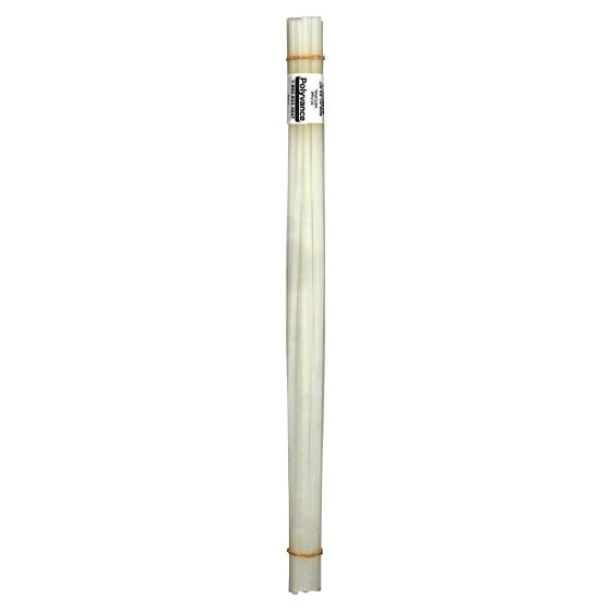 Polyvance R06-01-03-NT Welding Rod, 1/8 in Dia x 12 in L, Round, Nylon, Natural