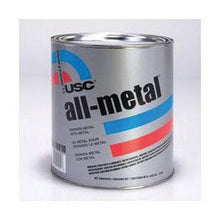 Load image into Gallery viewer, USC® All-Metal® 14010 Specialty Body Filler, 1 gal Can, Metallic Silver, Paste/Gel