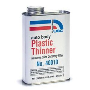 USC® 40010 Plastic Thinner, 16 oz Can, Amber Brown, Liquid