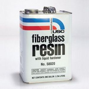 USC® 58015 Fiberglass Resin, 1 qt, Amber, Liquid