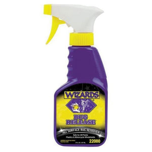 WIZARDS® Bug Release™ 22080 All Surface Bug Remover, 8 oz Spray Bottle, Viscous Liquid, Clear