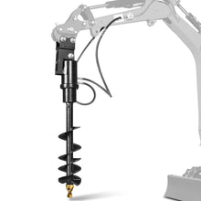 Load image into Gallery viewer, MechMaxx 32x8" Auger Attachment for Mini Compact Excavator ( SKU: 150530; 150531; 150532 )