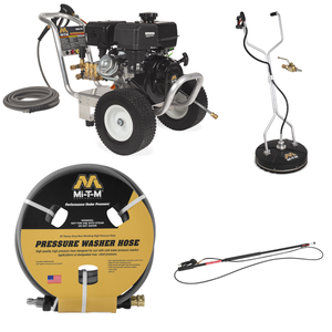 Mi-T-M 4000 PSI, 3.5 GPM Aluminum DD AR Pump, Bolt on Unloader Pressure Washer, Start Your Own Business Kits