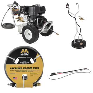 Mi-T-M 4000 PSI, 3.5 GPM Aluminum DD AR Pump, Bolt on Unloader Pressure Washer, Start Your Own Business Kits