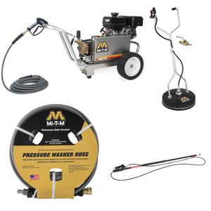 Mi-T-M 4000 PSI, 4.0 GPM Aluminum DD, General Pump, External Bypass Unloader Pressure Washer, Start Your Own Business Kits