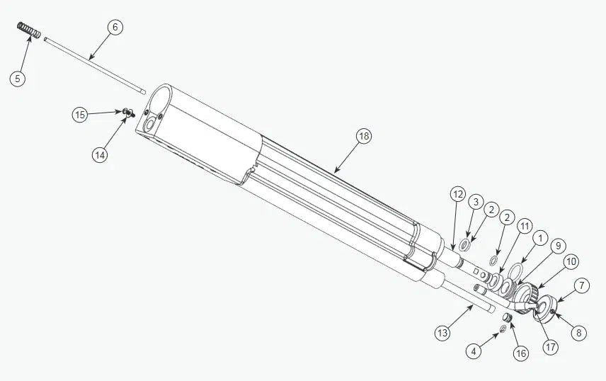 Ransburg  #10  Nut, Machined