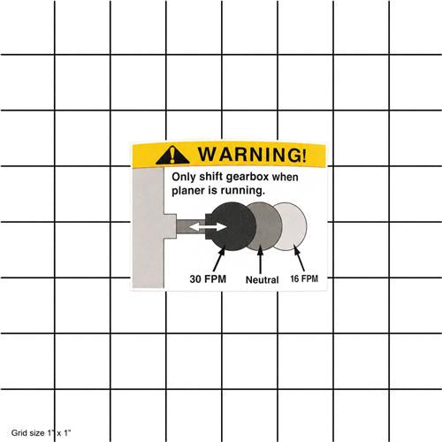 SPEED CHANGE LABEL