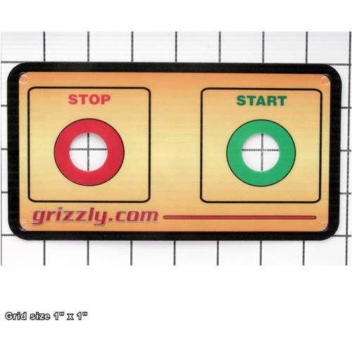 CONTROL PANEL LABEL