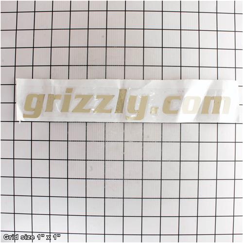 GRIZZLY.COM LABEL 13 X 2