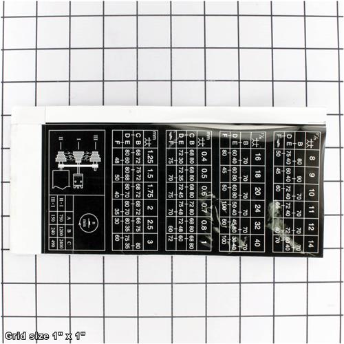 GEAR CHANGE LABEL V2.03.08