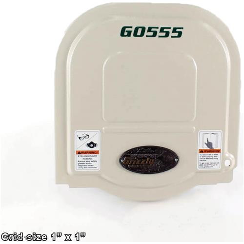 UPPER WHEEL FRONT COVER W/LABELS