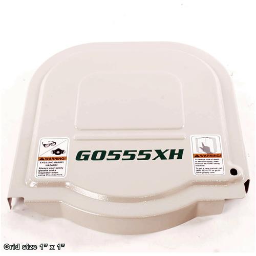 UPPER WHEEL FRONT COVER W/LABELS