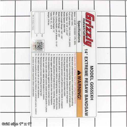 MACHINE ID LABEL