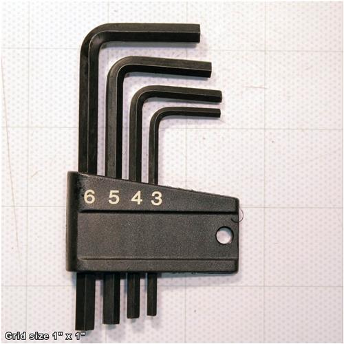 WRENCH HEX SET 3, 4, 5, 6MM